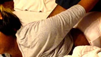 Woman Mixed Wrestling Arm Bar Submission Ass Groped