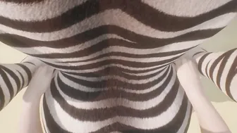 Zebra Furry sluts into pov