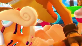 Crash Bandicoot Gets Some Butt