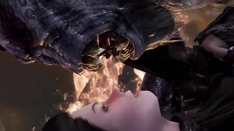 Female Dovahkiin Meets Several Monsters Inside Skyrim Compilation (Troll Humongous Gargoyle Werewolf)