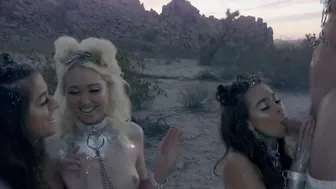 Slutty space girls got chased and fuck by the evil captian