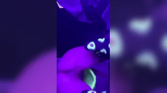 Hispanic dancing with her booty open and fucking very lusty