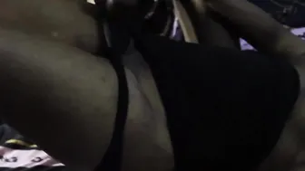 Huge ass cunt with mouth get boned real rough by BF inside the house