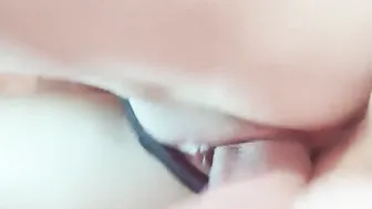 Leaking snatch teenagers babysitter taking huge penis doggy style