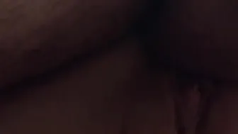 Close up amateur sex ends with toejob and big creampie