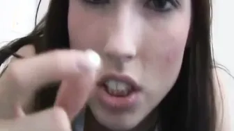 Cheerleader talks dirty and humiliates