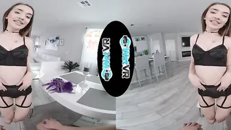 WETVR Bound Up Fun Dark Haired Nailed With Mouthful Into VR