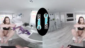 WETVR Bound Up Fun Dark Haired Nailed With Mouthful Into VR