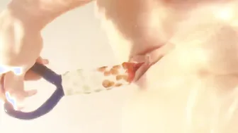 adorable 18 yo masturbating inside the bathtub
