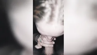 Slutty Blonde 18 Year Old Blows and Smokes a Cigarette