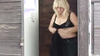 Stranger Fucks Blond Older Old Inside Changing Room