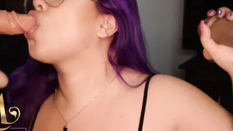 Blowbang and gang bang on MaggieQueen