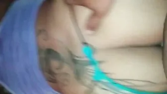 Double cumshot for adorable sluts. The two fill me with semen