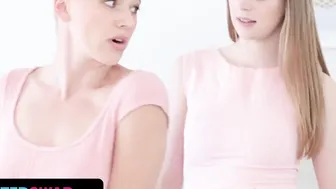 DaughterSwap - Perv Stepdads Make Their Stepdaughters Moan While Drilling Their 18 Pussies Part2