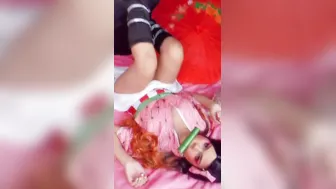 nezuko cosplay kimetsu no yaiba