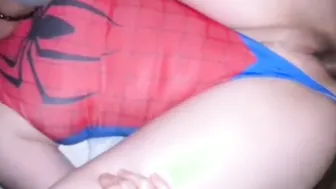 Catching with my white GF he likes to put everything inside