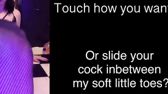 Ameture JOI with text Spoiledxobrat