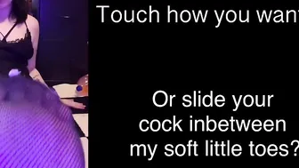 Ameture JOI with text Spoiledxobrat