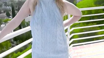 Blue-eyed Blonde With Big Naturals Banged - River Fox