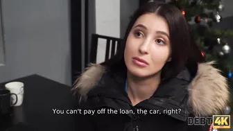 Debt4k. Skinny women finds sex the best way to return