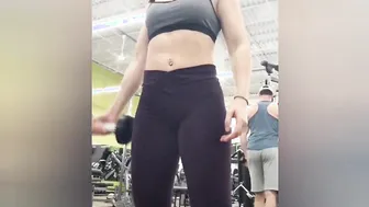 Arm Float porn video – Fitness Sexy Does Arm Day Yoga and Masturbates inside the