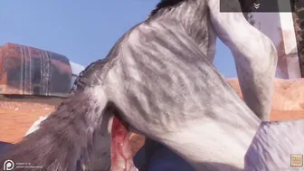 Wild Life / Furry Porn with Wolf Cummed