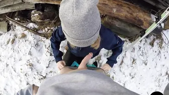 Snow Bunny Gets Fucked By Her Alien Snowman After Class