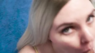 Oral Sex and Eye Contact POV lazy doggy