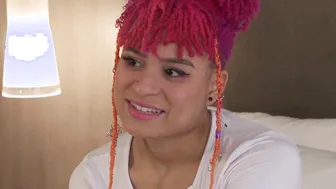 Gorgeous Young African cunt with mouth Stuffs Banana inside Butt Cock into Cunt