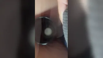 sexy milf spraying breastmilk inside a glass through my shirt