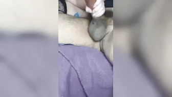 Couldnt resist jerking him off