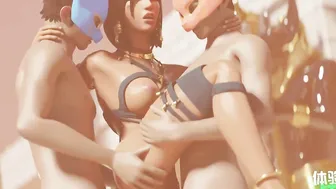 【ASMR中文音声·淫语做爱·SM】女王的群交狂欢，两根下等人的屌侍奉女主人的逼，把女主人搞到高潮有奖励喔~