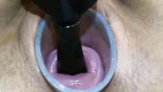 Putting a hairbrush into my cervix virgin satisfaction - Maya