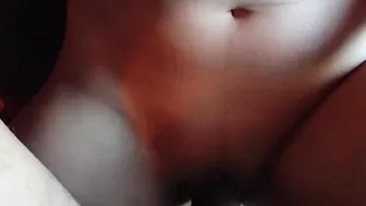 Nailed the step daughters leaking cunt