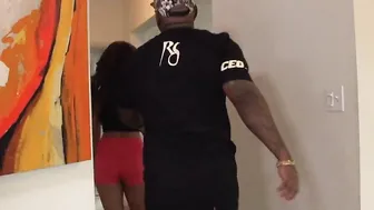 Famous Ebony Rapper Gigantic Penis Bro teaches a Rough Lesson