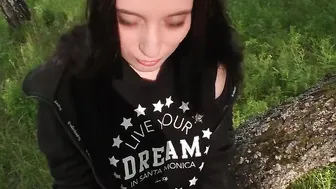 Dark Hair Deep Blows And Doggy Fucks Inside The Park