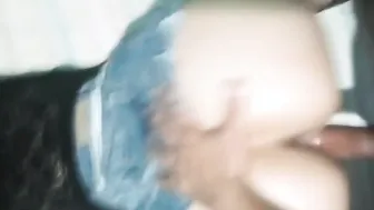 Super Sexy hispanic 19 year old gets fucked inside doggy style with cumload on