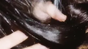 Amature long hair Hairjob and Banged. Her long hair flaunting
