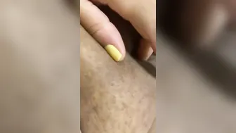 Clitoris rubbing makes me cum so rough