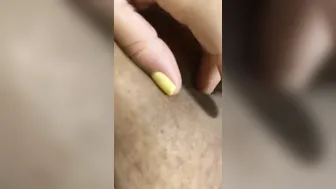 Clitoris rubbing makes me cum so rough
