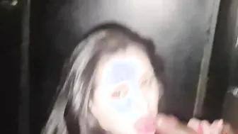 The sexsual loves to screwed with strangers at INNER CLUBs GloryHole (The best Glory inside SP)