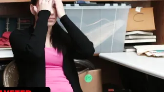 Shoplifter Gets A Rough Lesson In Shoplifting & Ends Up Fucked By Cop