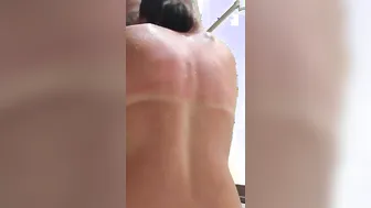 Penis ring on so tight MILF thought I was a stranger. Cummed on twat inside shower