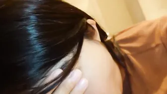 清楚で長い黒髪の美人妻が救済希望の中出し円光！