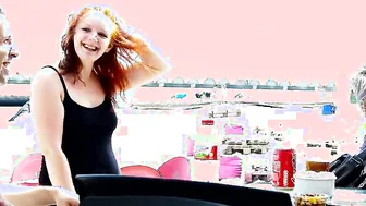 Submissive red head 18 year old Vicki Valkyrie is waiting for her punishment