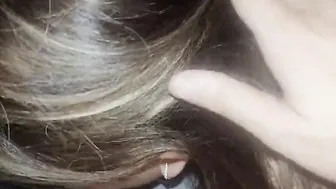 she likes to play with my cock more than her