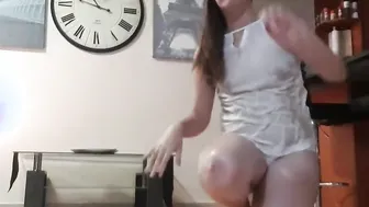 Piss Compilation porn video – Different scenes compilation of chubby dark haired skank gets used as