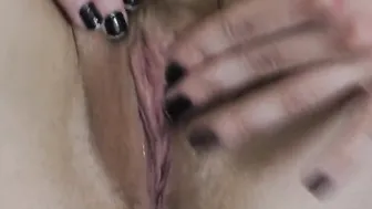 Solo blonde women Isabel Stern is masturbating inside 4K