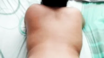 Fucking with chubby young lover doggy style