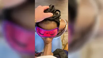 African Skank Getting Throat Pounded By Business Man While Handcuffed